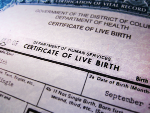 vital records birth certificate